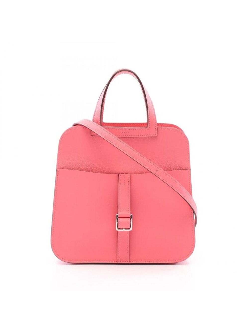Hermes Handbag Halzan Mini Rose Azalea 2-Way